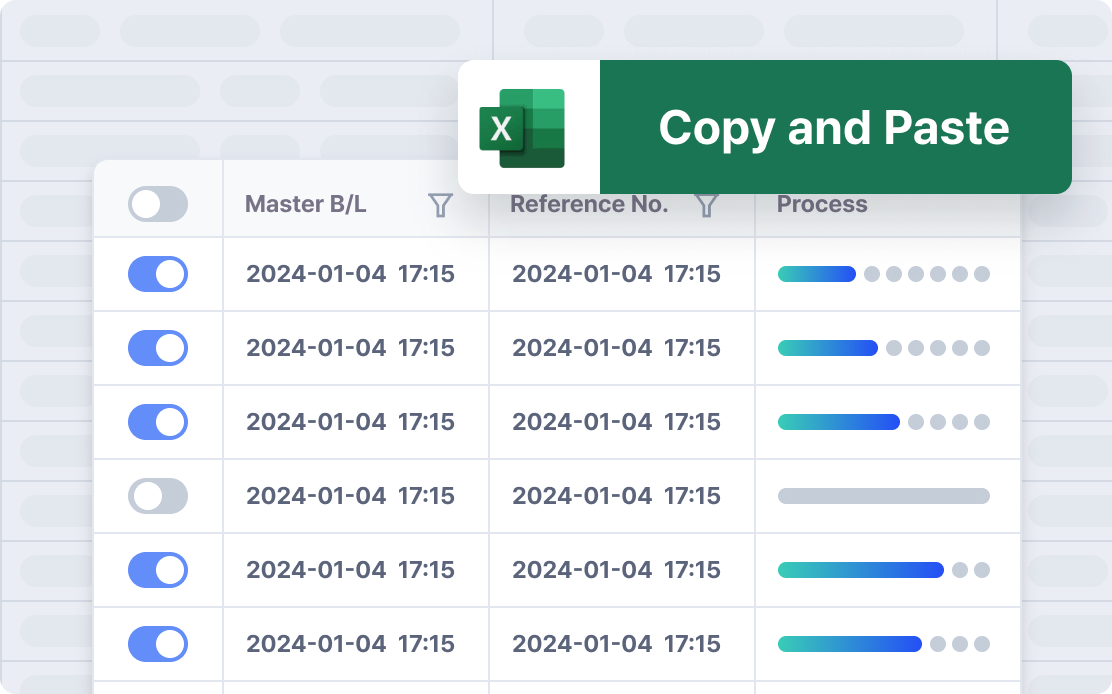 Track your shipments easily with B/L number